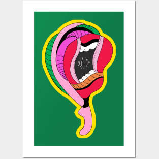 Beatbox Mouth Microphone Posters and Art